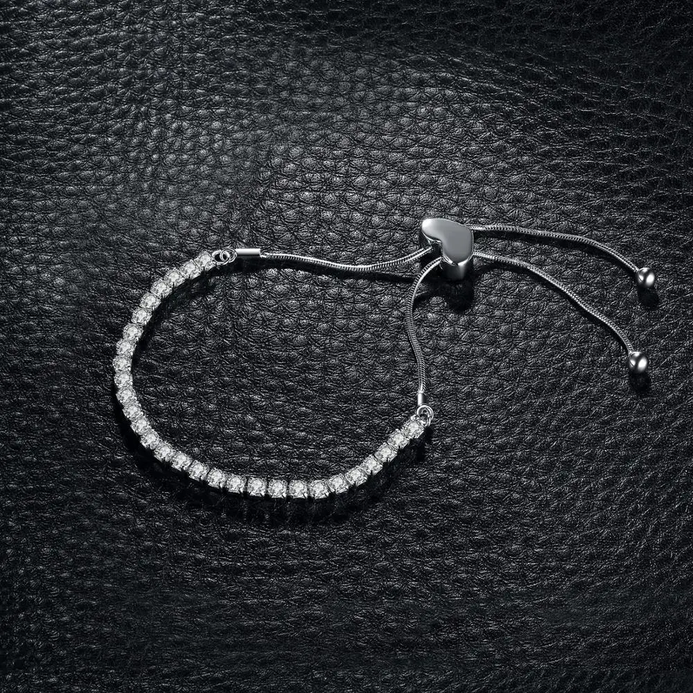 JewelryPalace любовь вечность 4ct кубический цирконий регулируемый браслет