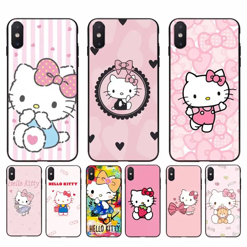 Чехол для телефона Motirunner Hello Kitty iphone 11 Pro Max X XS MAX 6 6s 7 8 plus 5 5S 5SE XR SE2020 | Мобильные