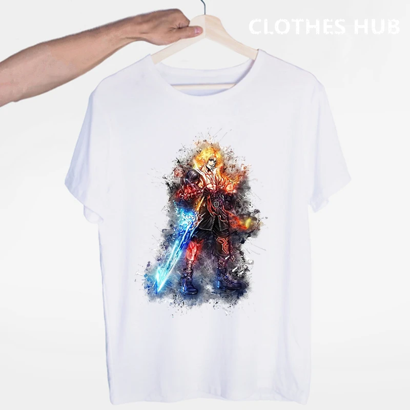 Final fantasy футболки модные мужские и женские топы с коротким рукавом унисекс
