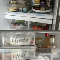 refrigerator organization labels decal vinyl home decor stickers home decor
