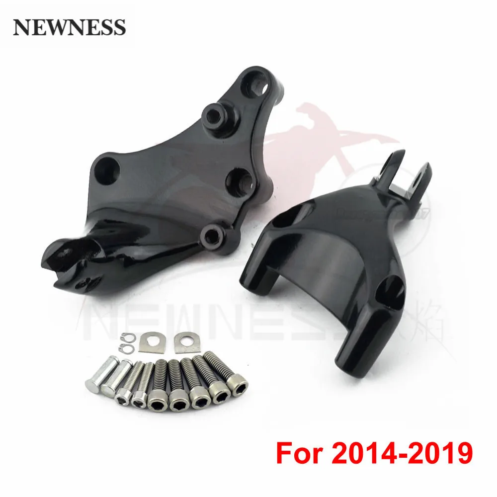 Задний пассажирский ножной педаль резиновый кронштейн для Harley Sportster XL1200 XL1200CX XL1200T