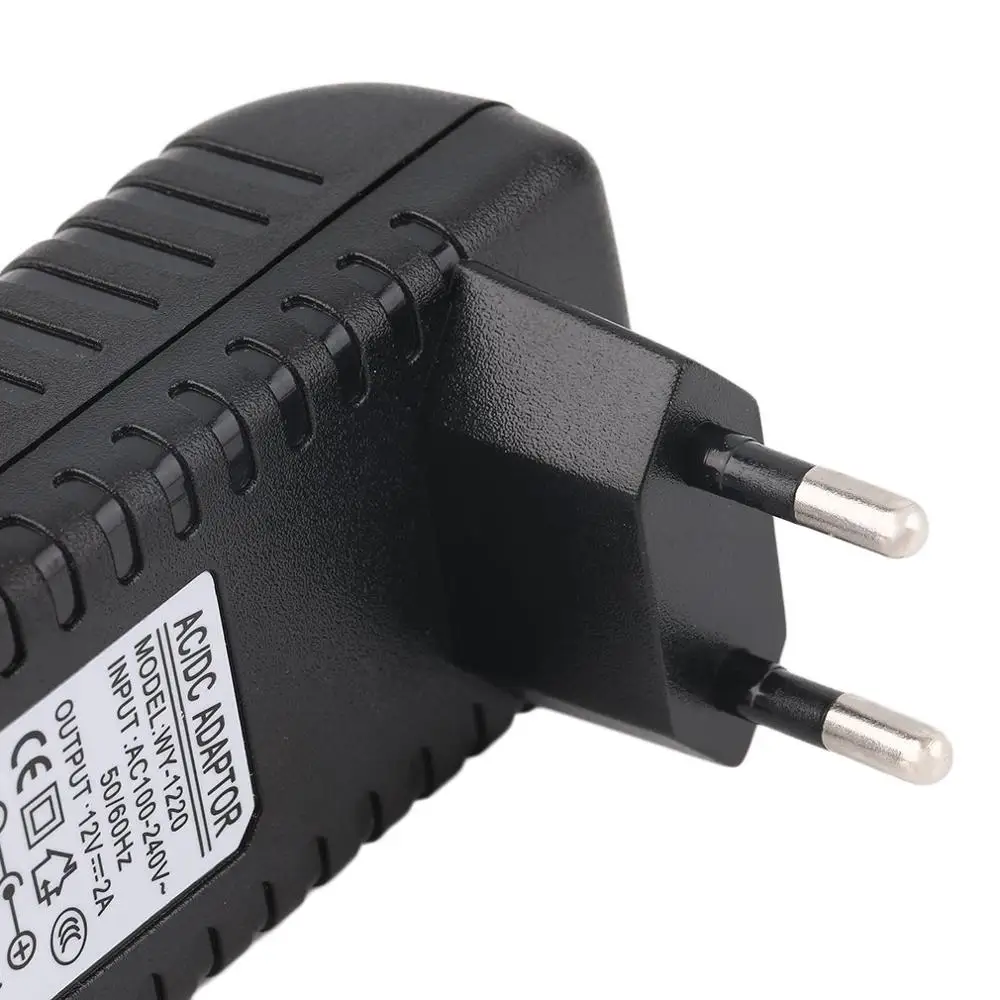 DC 12V 2A AC Adapter Power Supply Transformer For 5050 5630 3528 LED Strip EU Charger for Tablet Power Adapter
