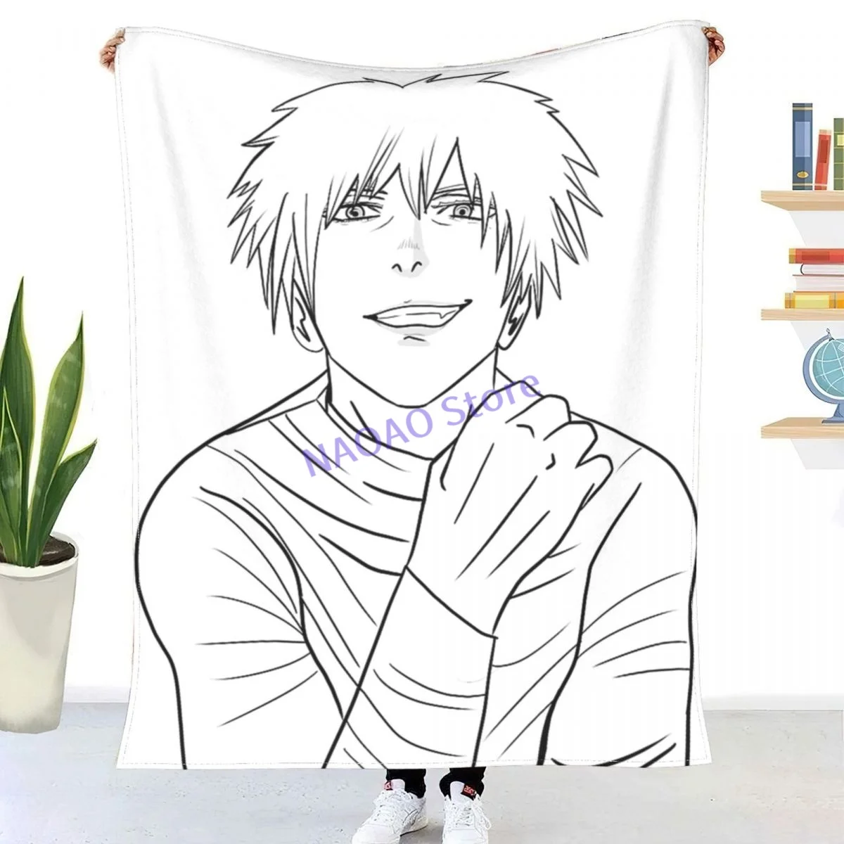 

Ramen Lad Throw Blanket Sheets On The Bed, Blanket On The Sofa, Decorative Lattice Bedspreads, Sofa Covers