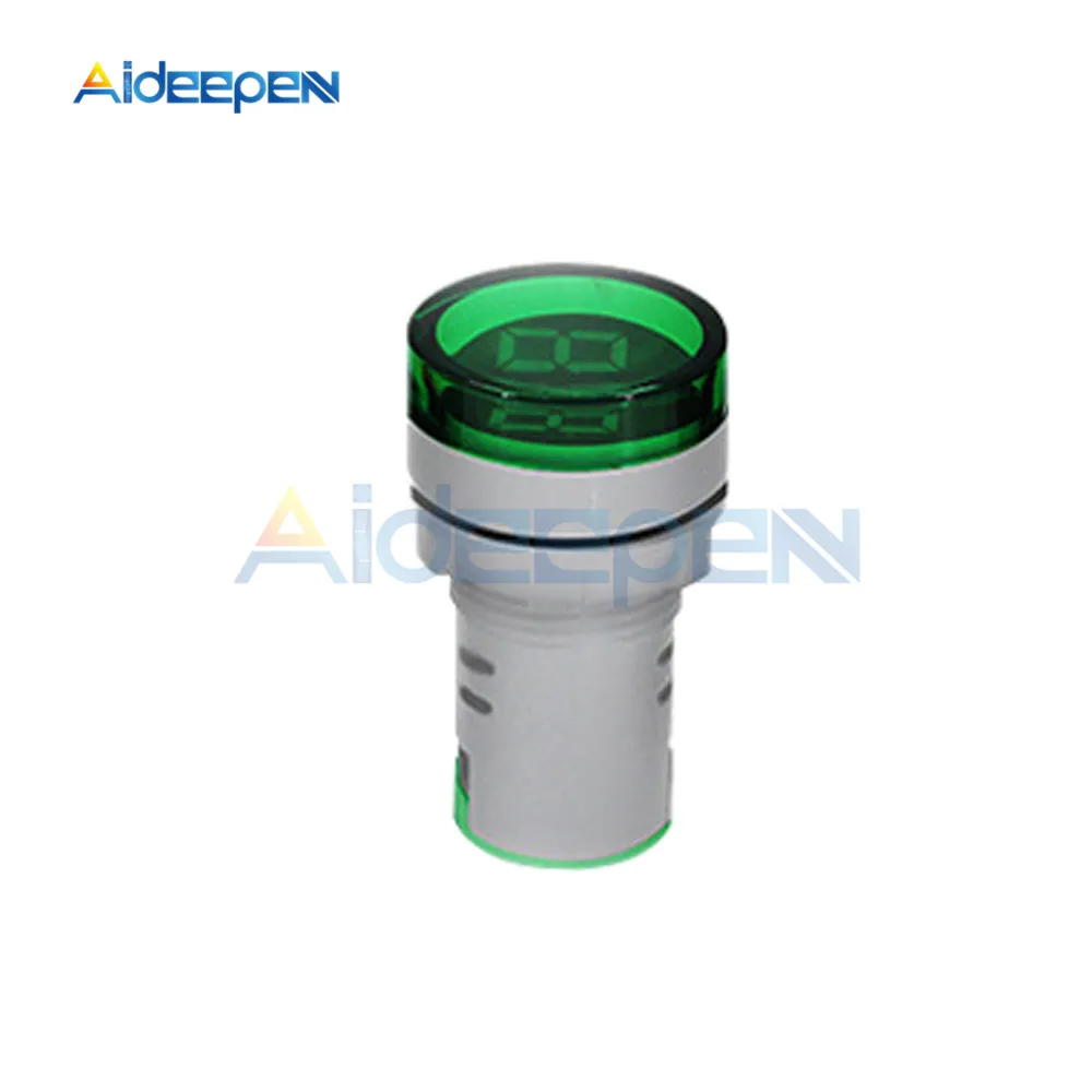 

Цифровой вольтметр Aideepen AD101-22VM 22 мм 20-500 В