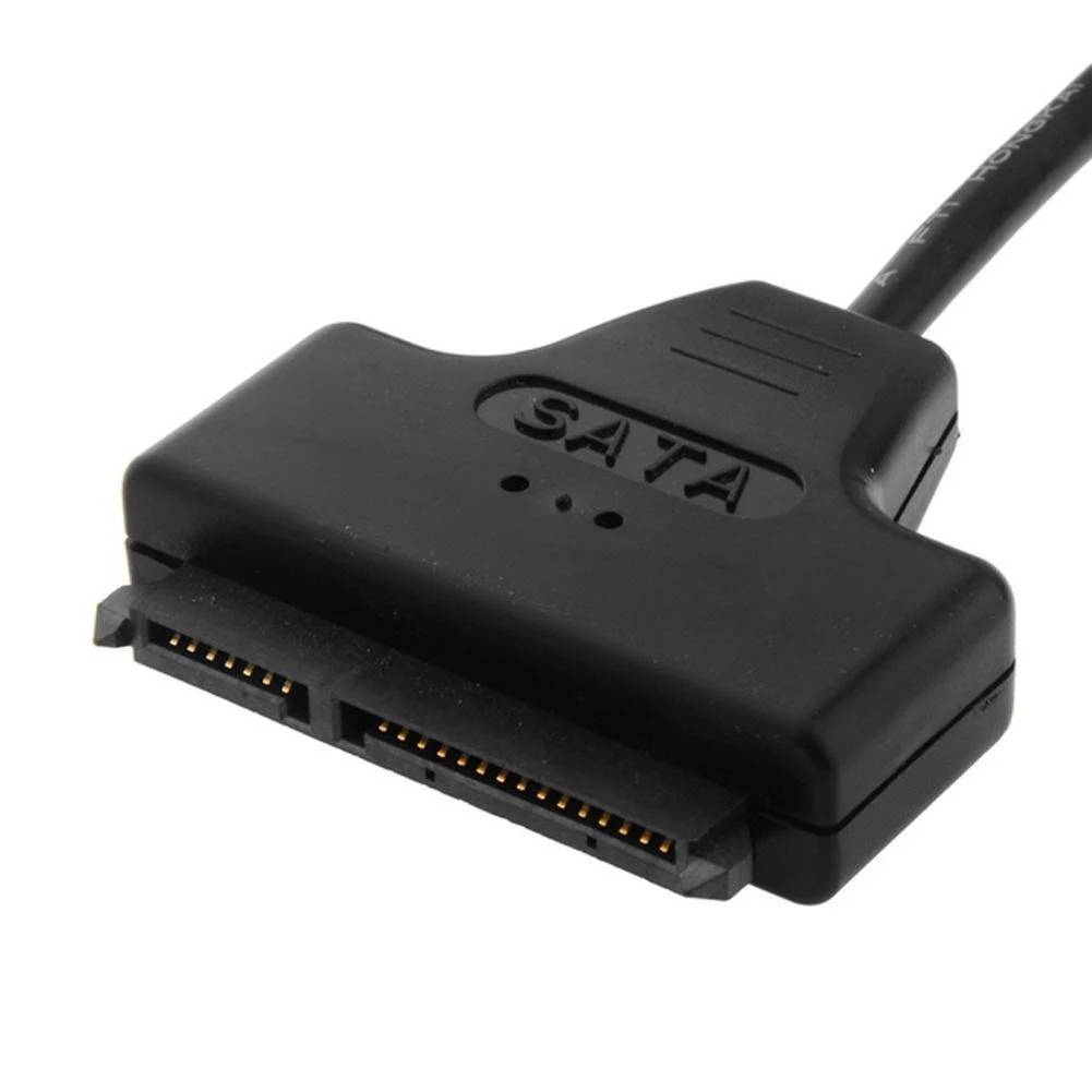 Высокоскоростной двойной USB 2 0 к SATA HDD жесткий диск конвертер адаптер кабель USB2.0