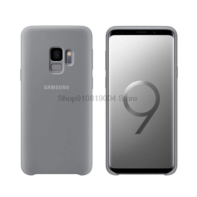 

Original Samsung Silicone Soft Back Cover For SAMSUNG GALAXY S9+ S9 Plus G9650 Cases Mobile Phone Housings 4 Color
