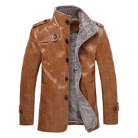 plus size m6xl 7xl 8xl new leather jacket mens casual fleece warm motorcycle leather jacket mens slim pu leather jacket