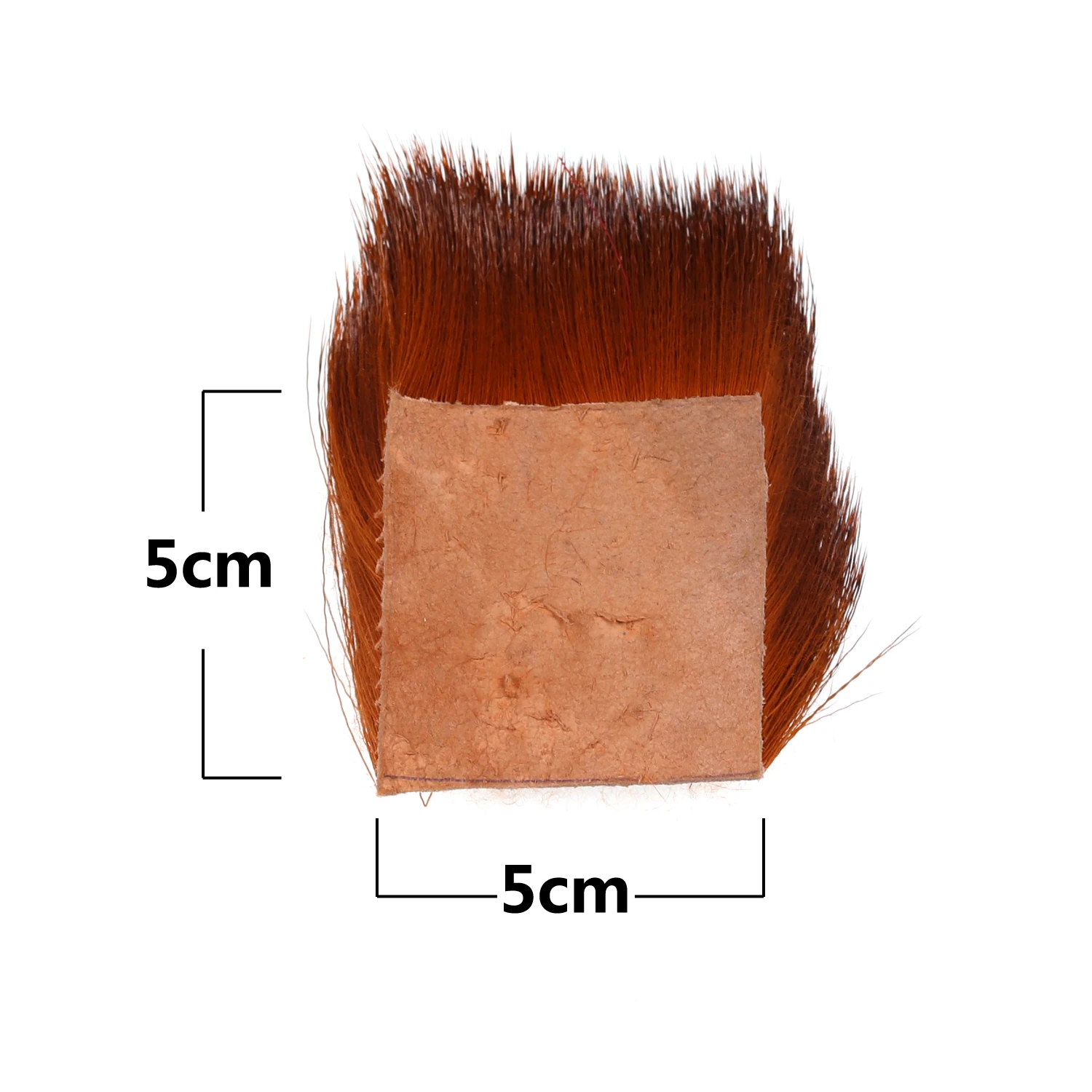 Vampfly 5X5cm сухой мушек Лось волосы оленя патч для Хоппер Caddis крылья и тела спиннинг
