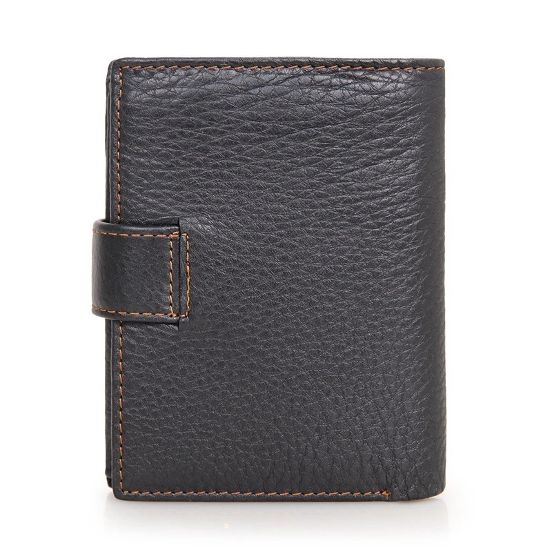 Винтажный Мужской кошелек из воловьей кожи мужской для монет Обложка паспорта
