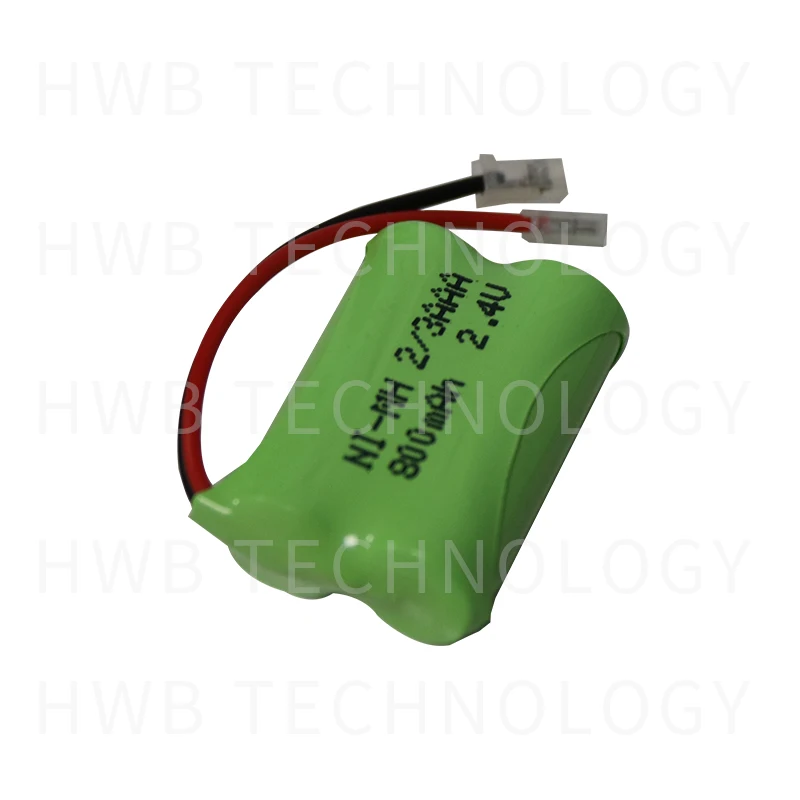 2PCS/lot New Ni-MH 2/3AAA 2.4V 500mAh 2/3 AAA Rechargeable Battery Pack With Plugs For Cordless Phone Free Shipping | Электроника