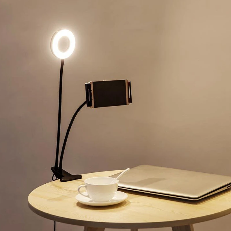 Clip-Type Fill Light Anchor Beauty and Lamp with Clip LED Small desk Computer Desk Office | Электроника