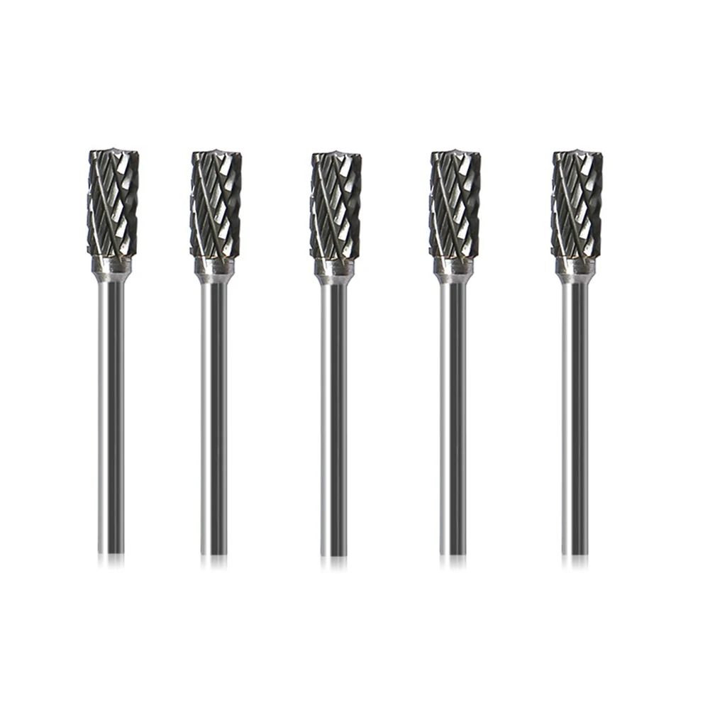 

5x Slot Drill 5pc Solid Carbide For Dremell Proxxon Accessory Durable New