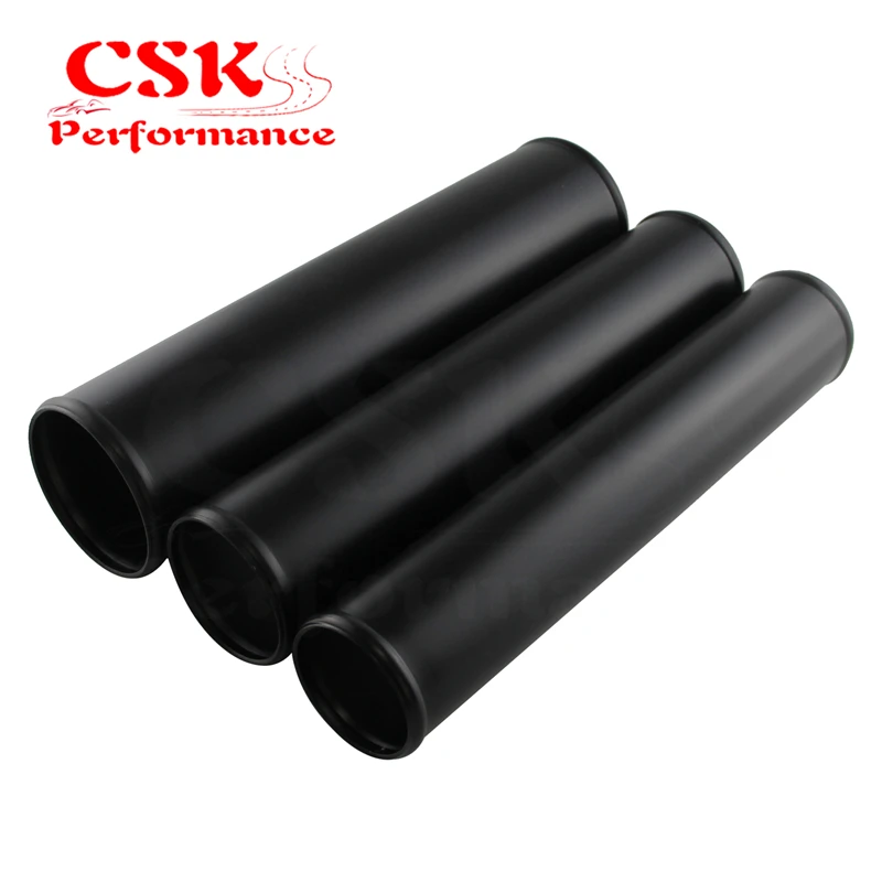 

76mm 3" Aluminum Intercooler Intake Turbo Pipe Piping Tube hose L=300mm Black