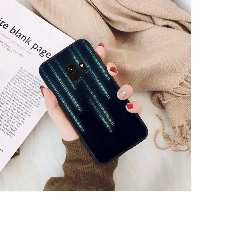 

Yinuoda Matrix mix Soft Rubber Phone Cover For Samsung Galaxy A50 A30 A71 A40 S10E A60 A50s A30s Note 8 9 S10 Plus S10 S20 S8