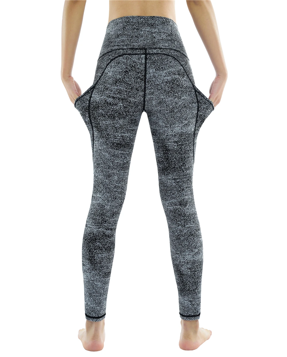 Эластичные Леггинсы для йоги Dragon Fit, женские штаны для йоги с двусторонним карманом, дышащие спортивные Леггинсы для бега, фитнеса