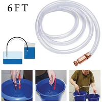 manual suction pipe gas siphon pump gasoline fuel water hoses siphon plumbing tools hose self safety priming shaker