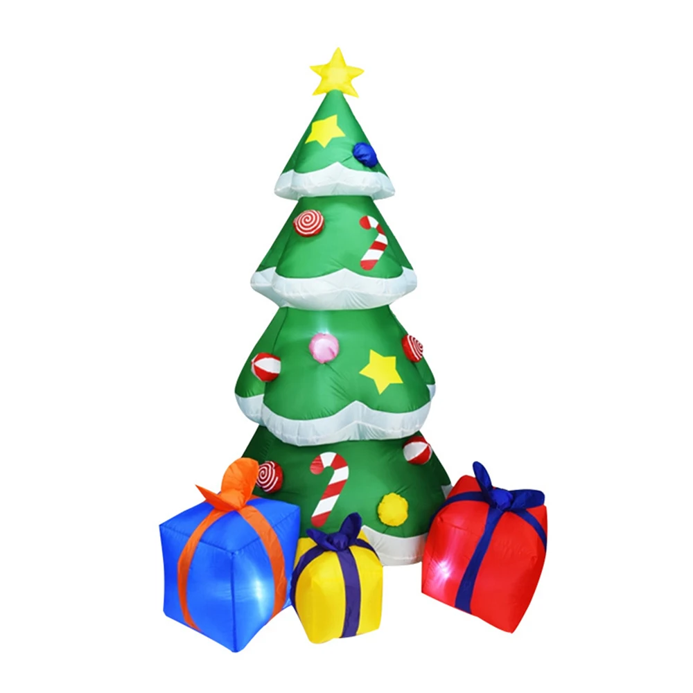 

Inflatable Christmas Tree Santa Claus Glowing Christmas Tree for Home Yard Garden Outdoors Merry Christmas Welcome Arches EU