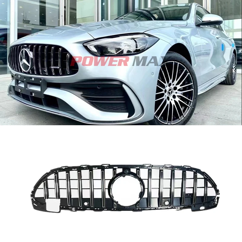 

For Mercedes Benz C Class W206 Front Bumper Grill GT Style Front Mesh Replacement 2022