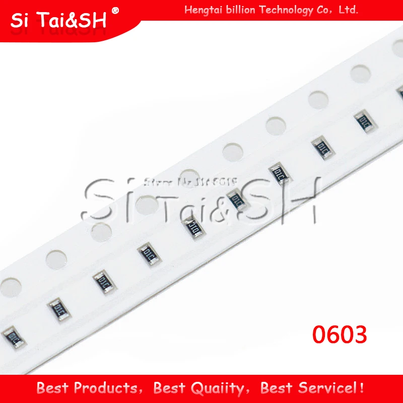 100 шт. 0603 SMD 1/8 вт чип резисторы 0 ом ~ 10 м 0R 1 к 4 7 4K7 220 330 1R 10R 100R 220R 330R | Электронные