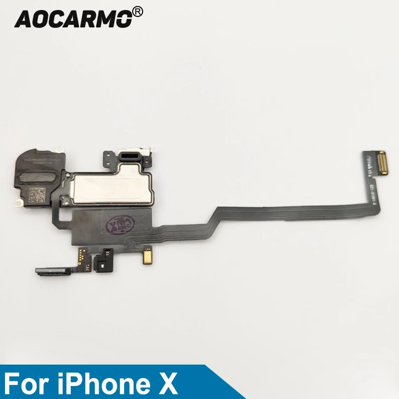 Aocarmo Топ шлейф динамика Динамик с датчиком приближения гибкий кабель для iPhone X 10 Запасная часть