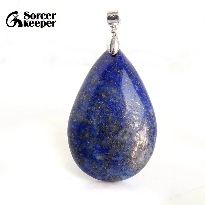 

Men's Bijoux Blue Lapis Lazuli Beads Necklaces & Pendants Natural Stones Beads for Jewelry Making Accessories Women's Gift BE417