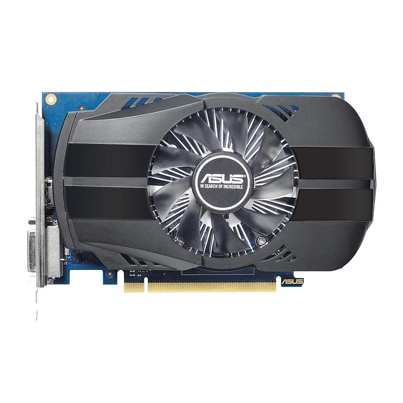 Видеокарта Asus PH-GT1030-O2G GeForce GT 1030 2 Гб Phoenix Fan OC Edition HDMI-совместимая видеокарта DVI |