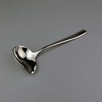 stainless steel soup sauce spoon small soup ladle serving spoon creative soup porridge sauce spoon delicate cutlery