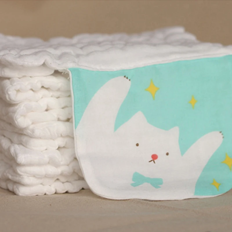 Детское Мягкое хлопковое банное полотенце с принтом животных для новорожденных