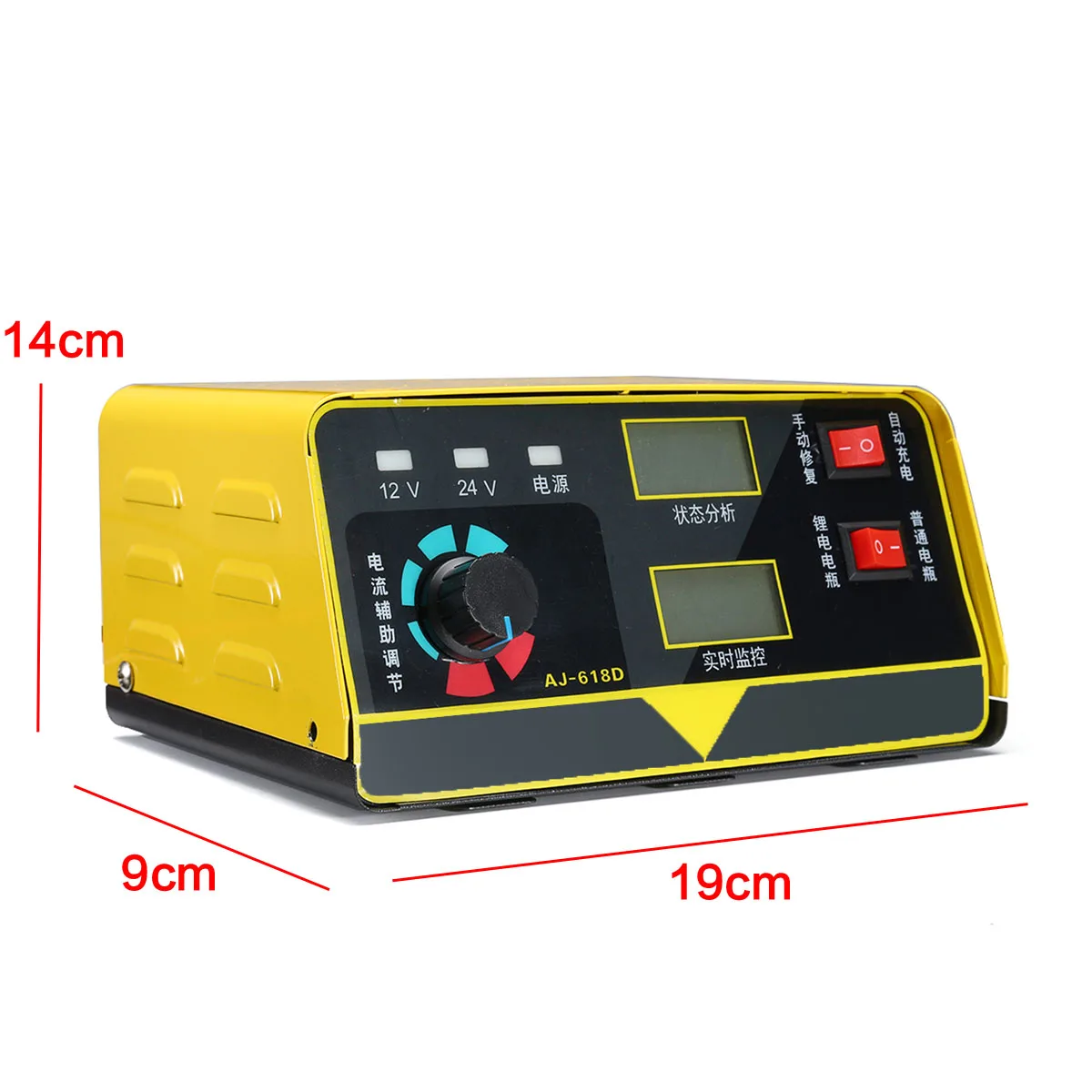 

12V/24V Full Automatic Car Battery Charger 400AH Smart Fast Power Charging Intelligent Pulse Repair For Universal Car Motorcycle