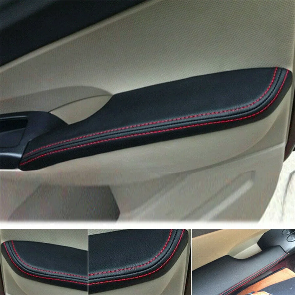 

Microfiber Leather Cover Premium Armrest Panel Car Rear Door For Honda Civic 2006-2011 High-strength elastic band Interior