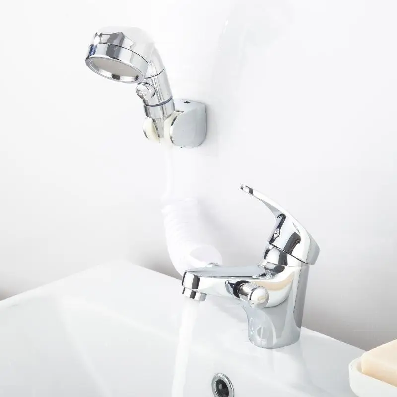 Латунный Смеситель для раковины на бортике смеситель с насадкой душа ванной