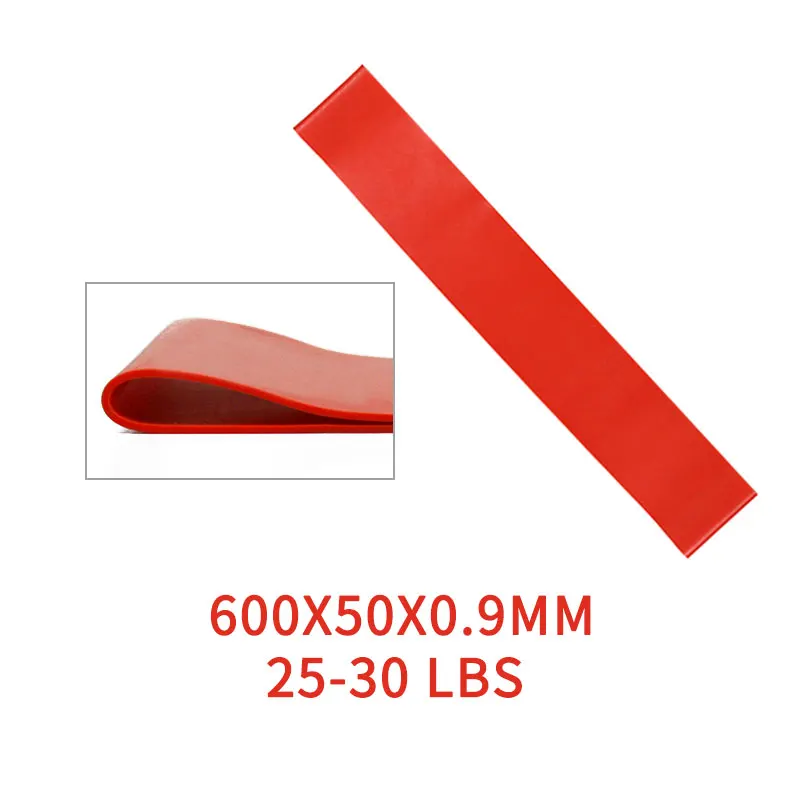 600x50x0.9mm 5 уровневые резинки для фитнеса 10-50 фунтов, для йоги, пилатеса, для тренировок, резиновые петли для мужчин, настраиваемые, для тренировки, для мужчин, t эластичные ленты - Color: 600x50x0.9mm