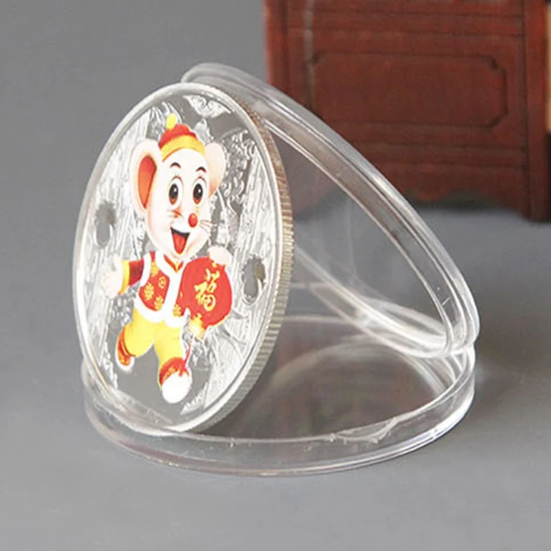 Памятная монета 2020 крыса год крысы доставляют деньги коллекционный Новогодний