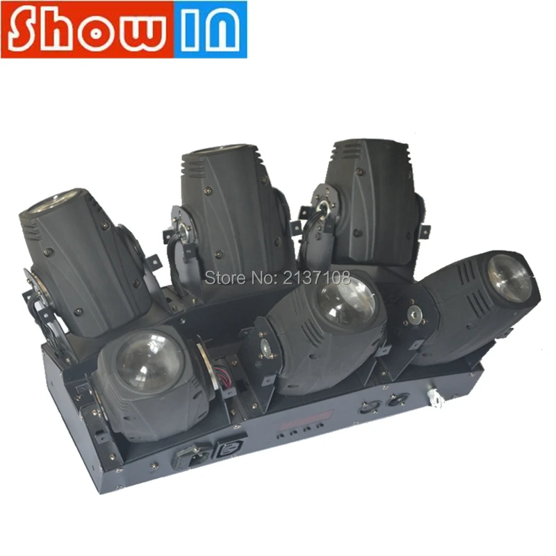 2 шт./лот 6*10 Вт RGBW 4 в 1 CREE светодиодный паук луч движущийся головной свет DMX для DJ