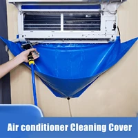 air conditioner cleaning cover with water pipe waterproof air conditioner cleaning dust protection cleaning cover bag