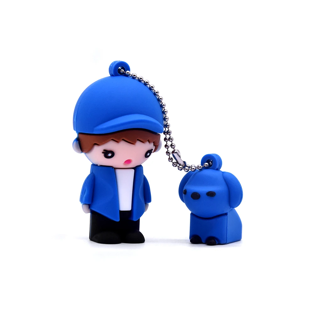 Маленький ребенок usb флэш-память Usb милый флэш-накопитель 128 МБ 32 Гб 64 ГБ USB 2 0 дети