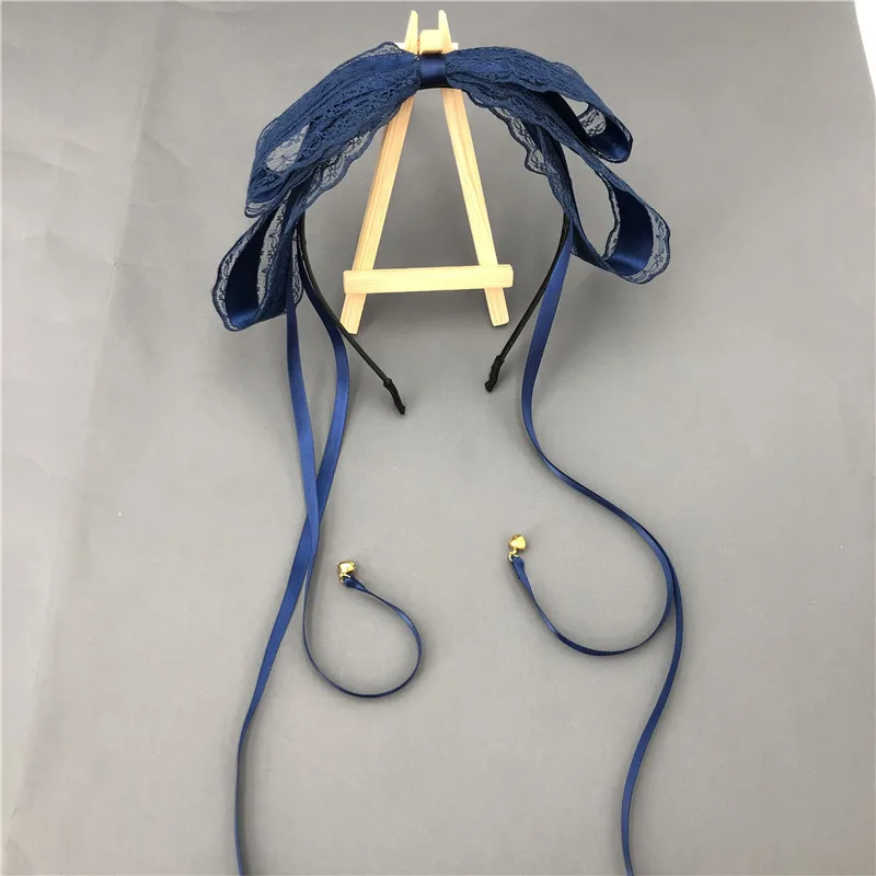 Японская Мягкая повязка на голову для девушек в стиле &quotЛолита&quot Кружевная с