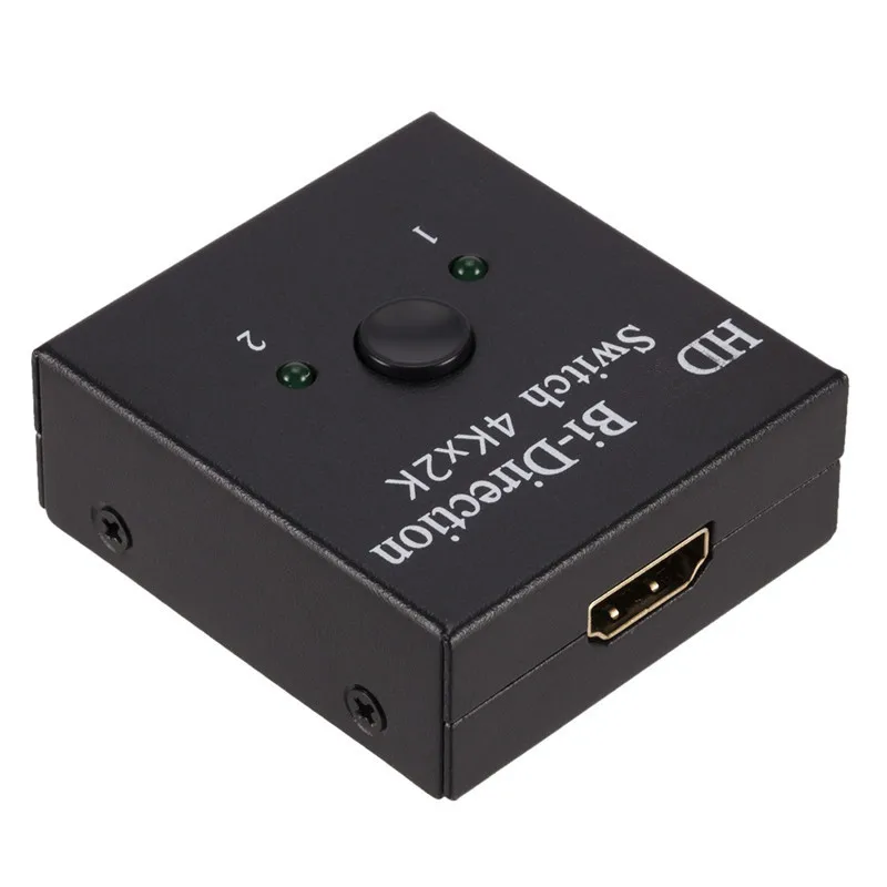 3D 4K Ультра Прозрачный 1 к 2 HDMI-совместимый переключатель для ПК компьютера HD ТВ