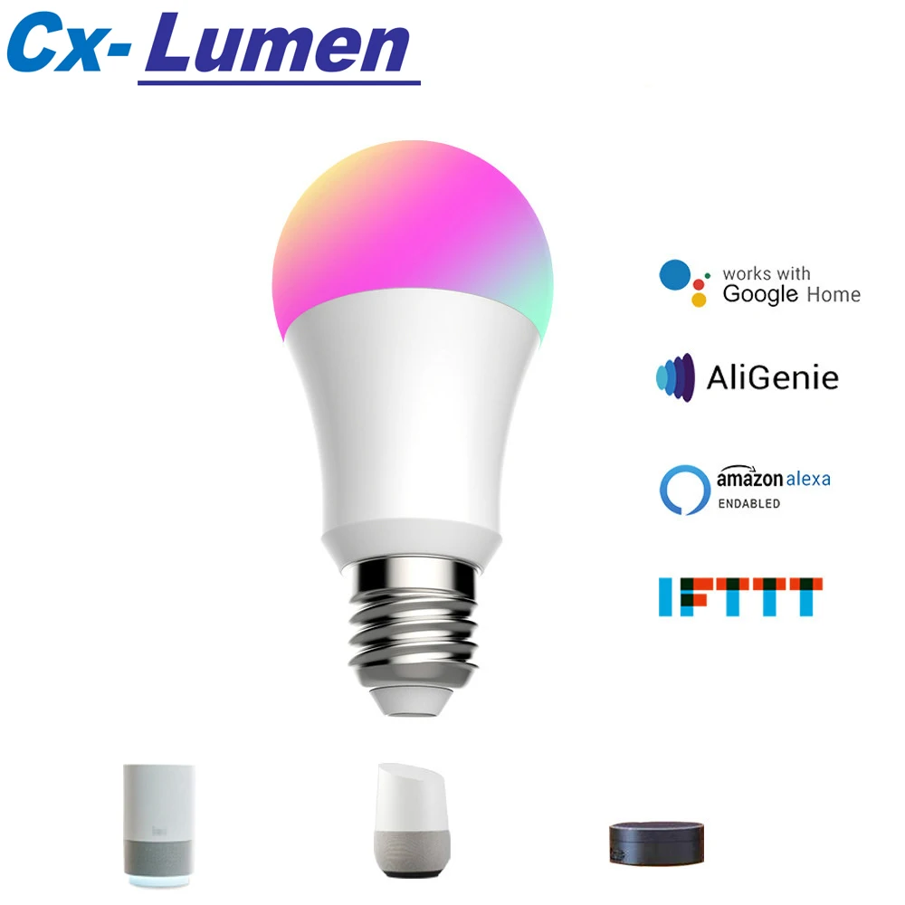 Новая беспроводная Bluetooth 4 0 умная лампа для домашнего освещения 9 Вт E27 Волшебная