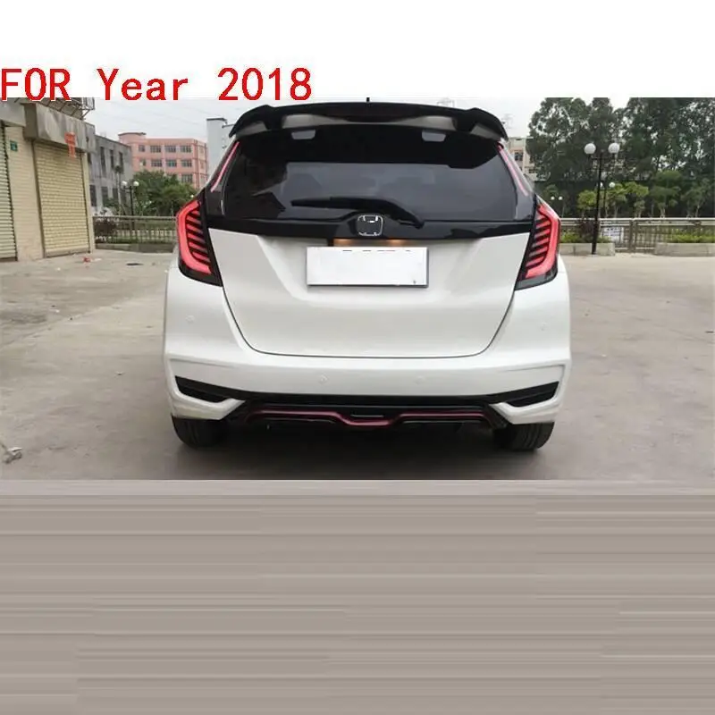Automovil украшения протектор запчасти тюнинг передняя губа задний диффузор автомобильные бамперы 03 04 05 06 07 14 15 16 17 18 для Honda Fit