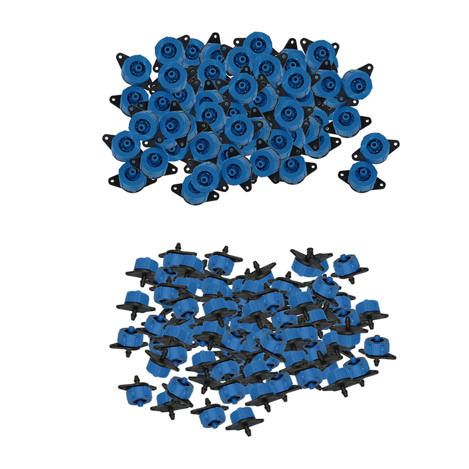 

100 Pieces 1/2 GPH Pressure Compensated Drippers Water Saving for Horticulture Irrigation Balcony Gardening