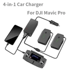 Автомобильное зарядное устройство 4 в 1 для DJI Mavic Pro Platinum Camera Drone Battery Portable Smart Travel Charger, двойной выход, аксессуары для зарядки