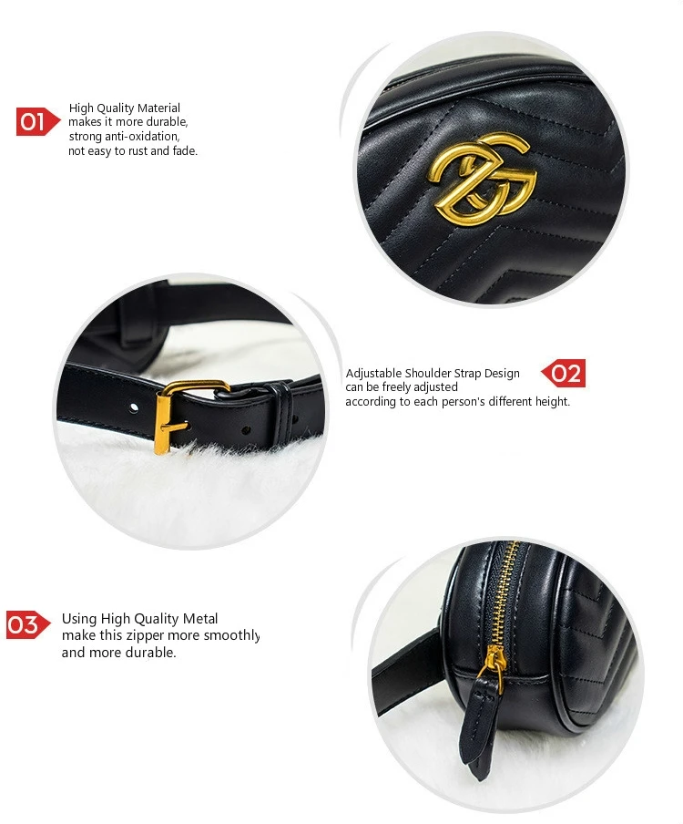 Модные поясные сумки для женщин забавные Роскошные брендовые кожаные нагрудные