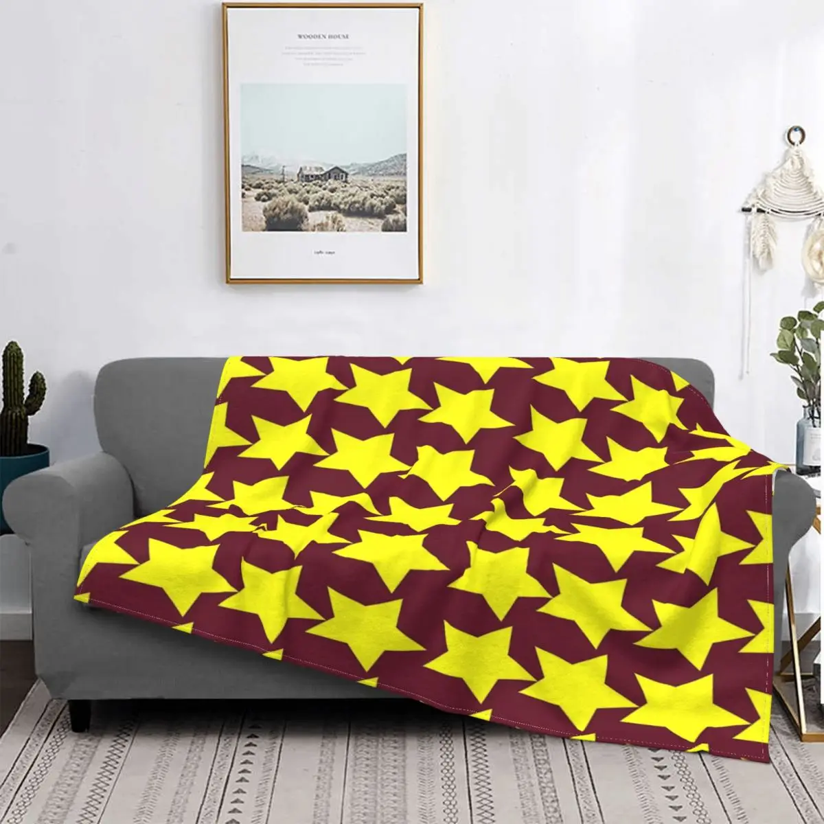 

Manta a cuadros de estrellas para cama, cobertor Heat mico para cama, 2 единицы