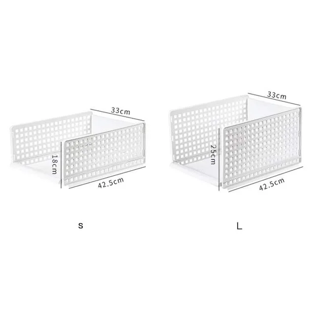 Штабелируемая корзина для хранения одежды Многослойная солнцезащитных очков