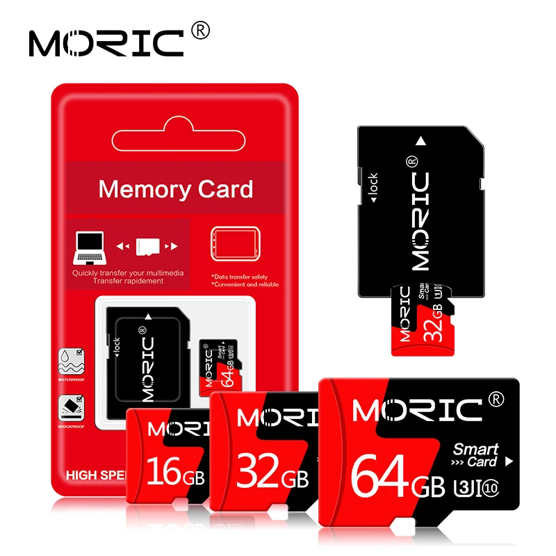 Micro SD карта класса 10 256 ГБ 32 64 Гб 128 TF 4 8 16 памяти Microsd sd с адаптером|Карты памяти| |