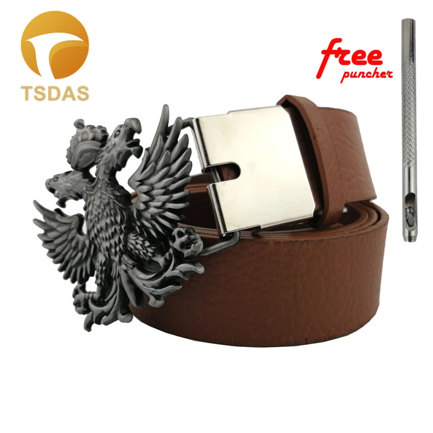 Крутая металлическая пряжка 3D Eagle для мужчин подходящий ремень шириной 4 см