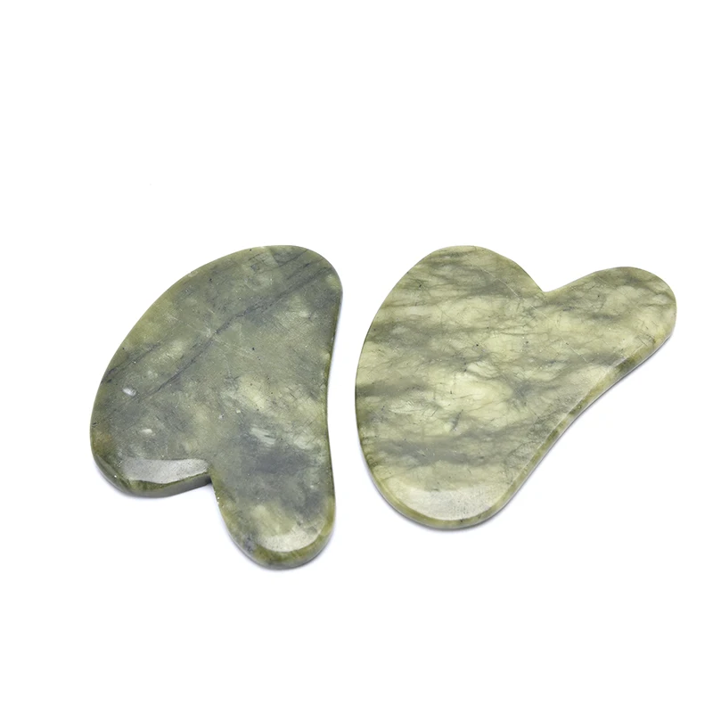 

1Pcs Natural Green Jade Stone Gua Sha Massage Tool For Face Body Gua Sha Massage Board