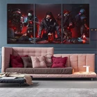 3 шт. Tom Clancys, игровой плакат с разделением, художественные картины на холсте, настенное искусство для домашнего декора