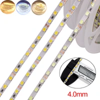 12v 5m led light strip smd 2835 120ledsm flexible light rope tape 4mm pcb backlight high brightness led strip 3 colors